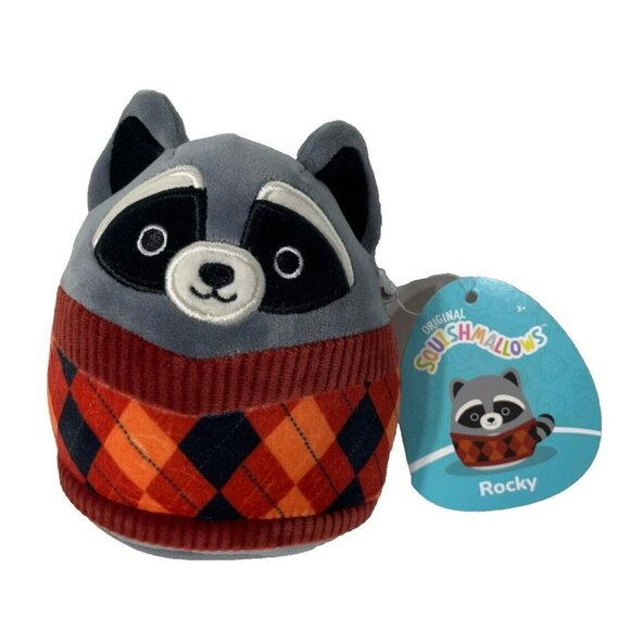 Squishmallows | Toys | Squishmallows 5 Rocky The Racoon Mini Plush Fall ...